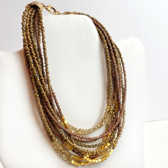 BANANA REPUBLIC🍂Autumn Leaves Necklace - Picture 3 of 4